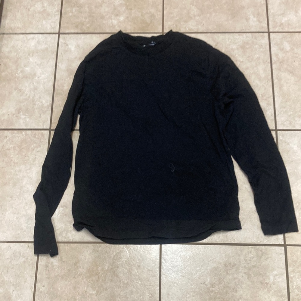 ASOS design long sleeve t shirt black